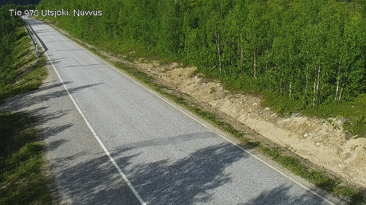 Weather Camera Image Väg 970 Utsjoki, Nuvvus, Utsjoki, Lappi