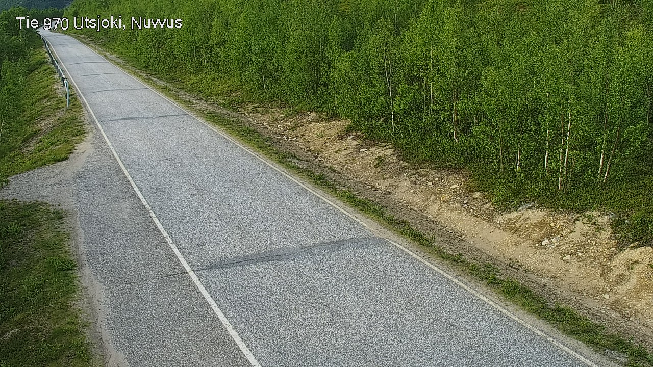 Weather Camera Image Väg 970 Utsjoki, Nuvvus, Utsjoki, Lappi