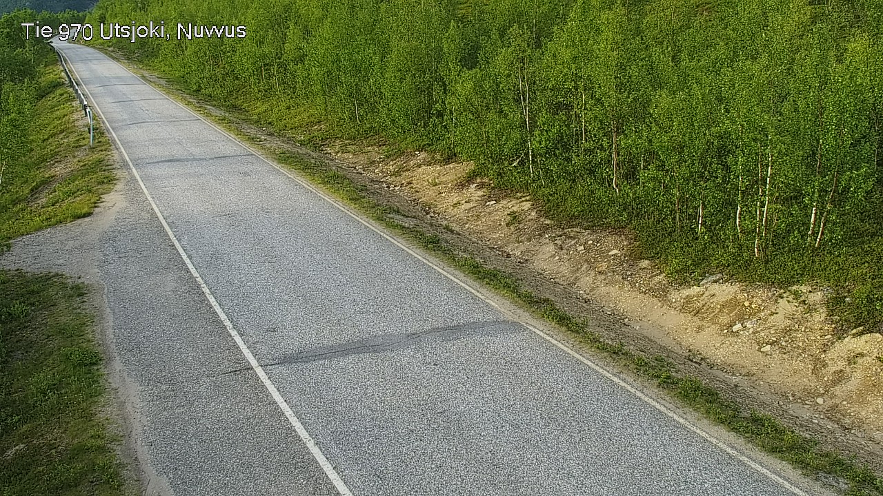 Weather Camera Image Väg 970 Utsjoki, Nuvvus, Utsjoki, Lappi