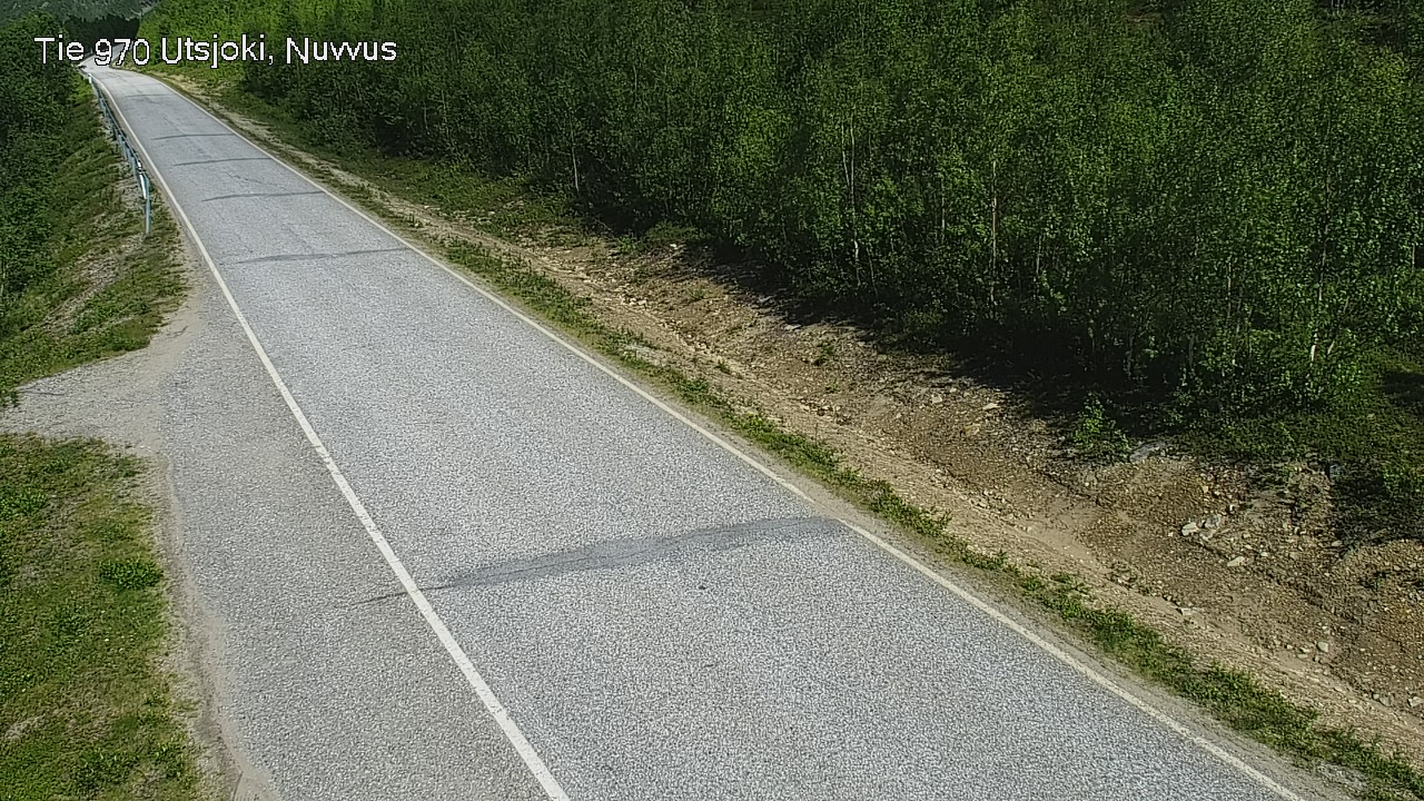 Weather Camera Image Väg 970 Utsjoki, Nuvvus, Utsjoki, Lappi
