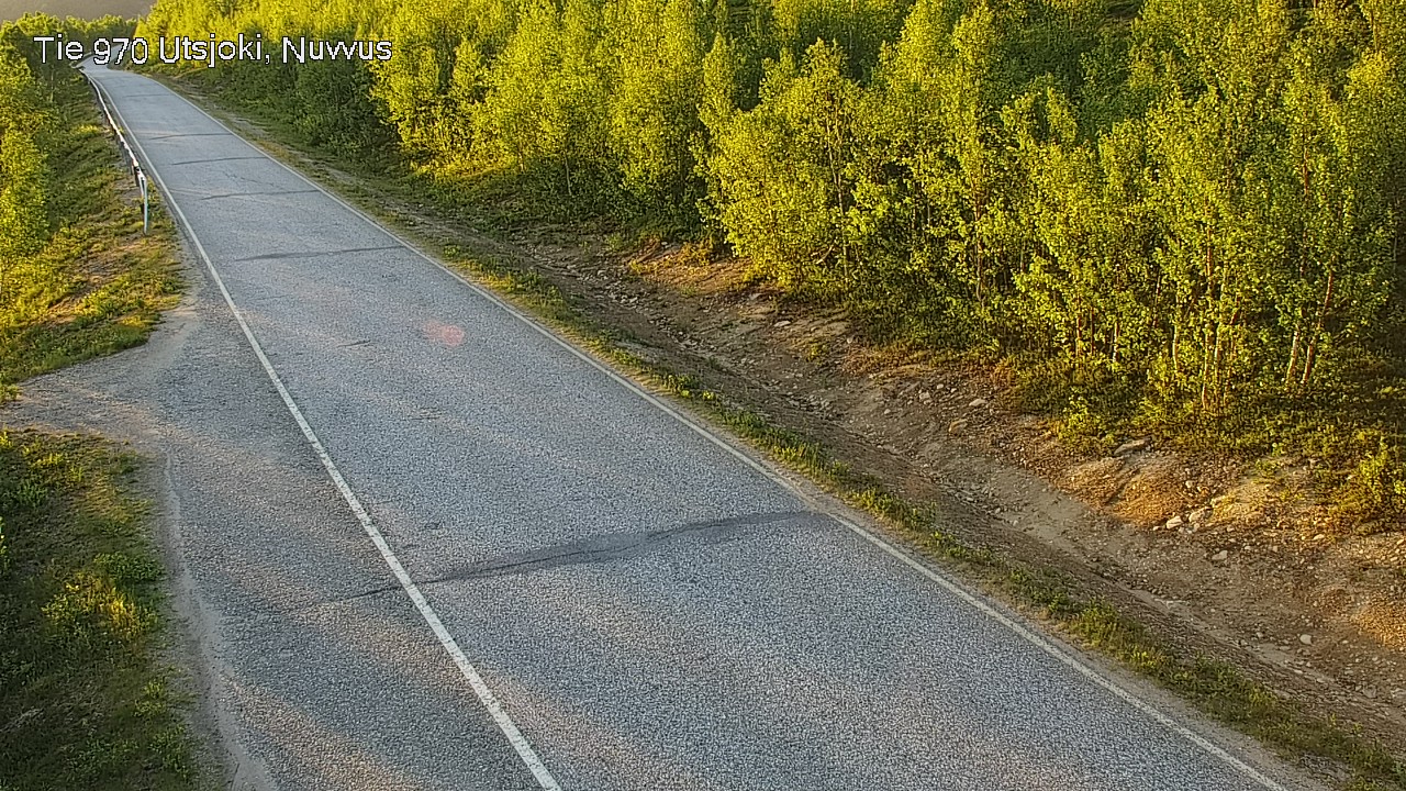 Weather Camera Image Väg 970 Utsjoki, Nuvvus, Utsjoki, Lappi