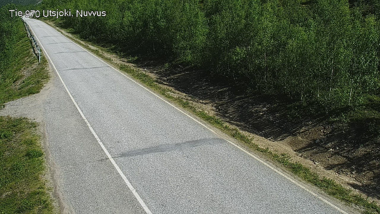 Weather Camera Image Väg 970 Utsjoki, Nuvvus, Utsjoki, Lappi