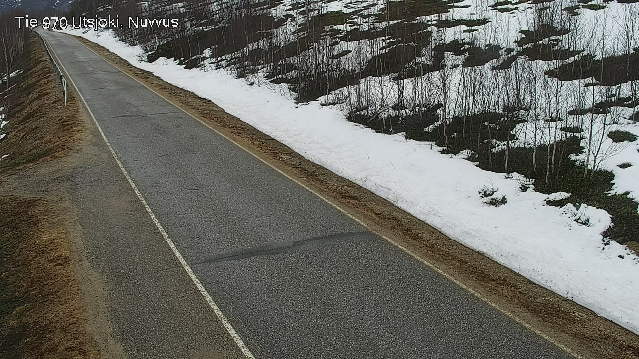 Weather Camera Image Väg 970 Utsjoki, Nuvvus, Utsjoki, Lappi