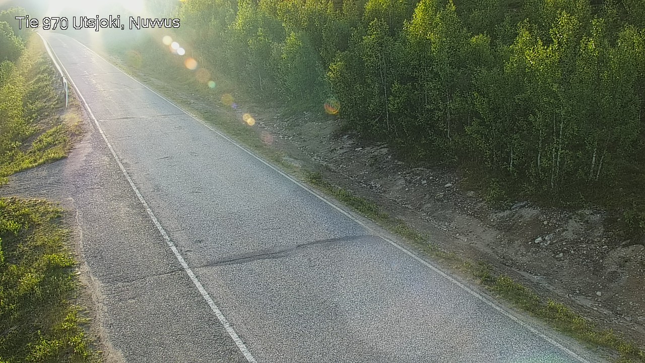 Weather Camera Image Väg 970 Utsjoki, Nuvvus, Utsjoki, Lappi