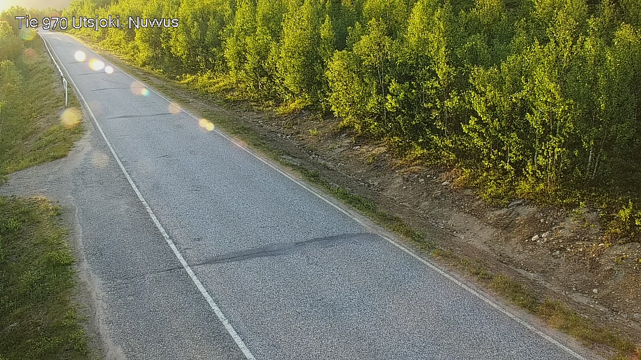 Weather Camera Image Väg 970 Utsjoki, Nuvvus, Utsjoki, Lappi