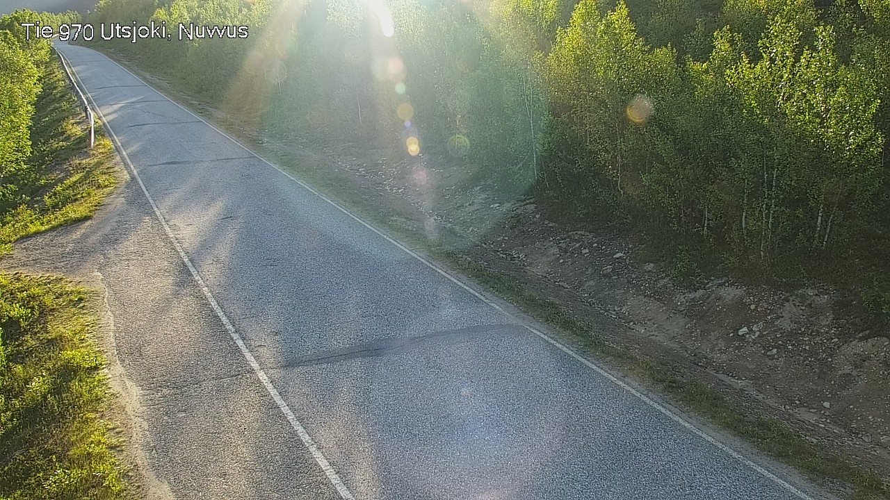 Weather Camera Image Väg 970 Utsjoki, Nuvvus, Utsjoki, Lappi