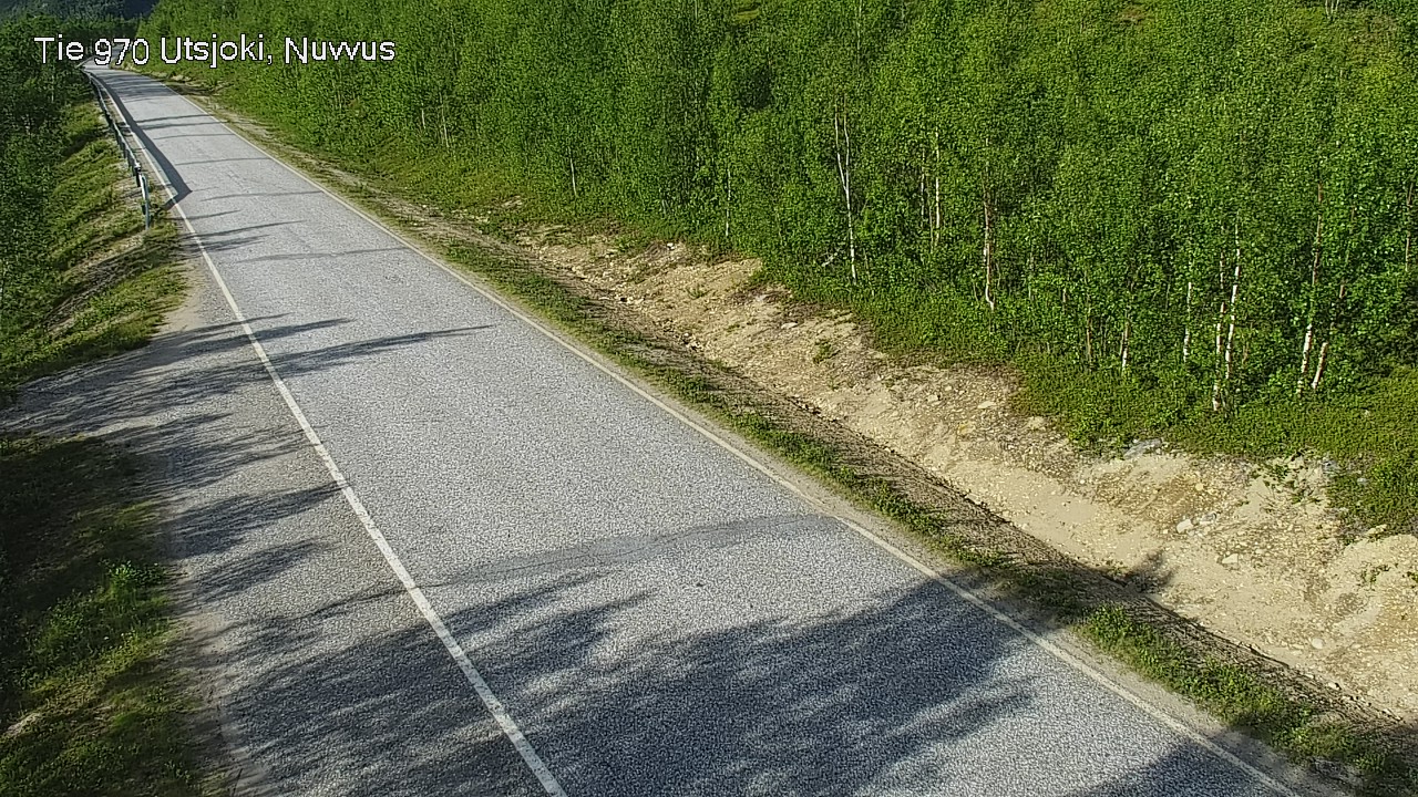 Weather Camera Image Väg 970 Utsjoki, Nuvvus, Utsjoki, Lappi