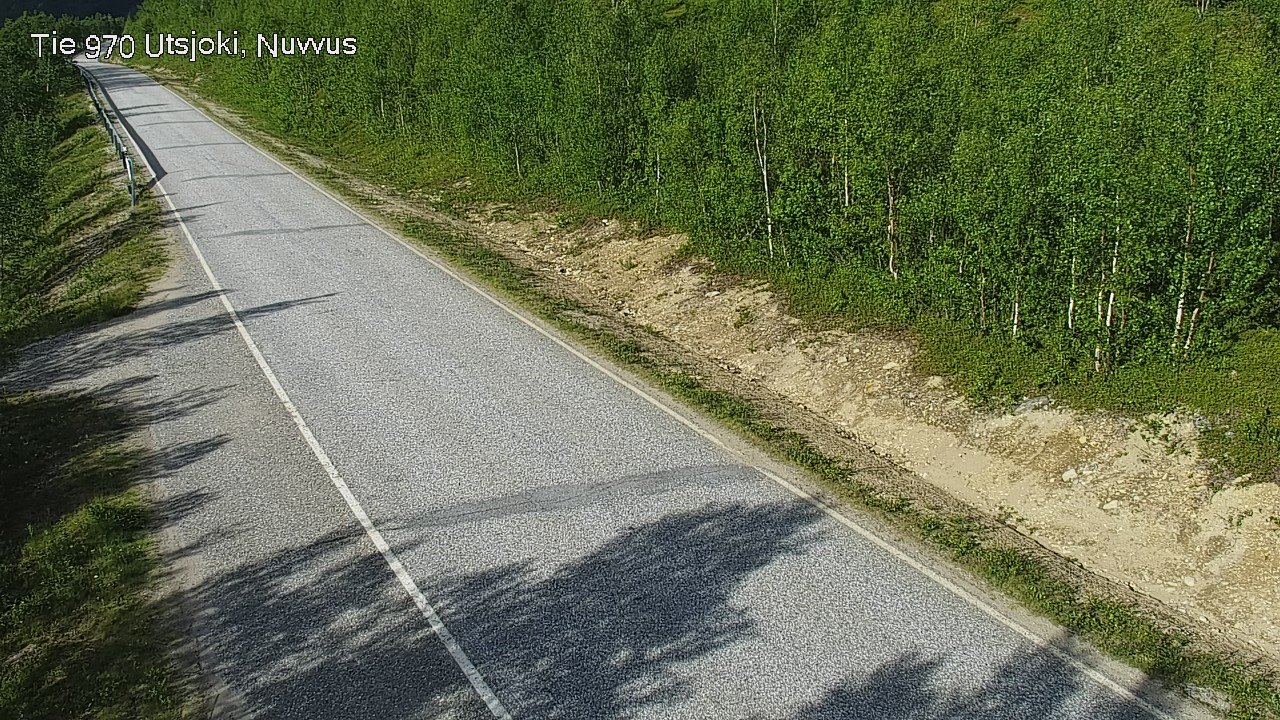Weather Camera Image Väg 970 Utsjoki, Nuvvus, Utsjoki, Lappi
