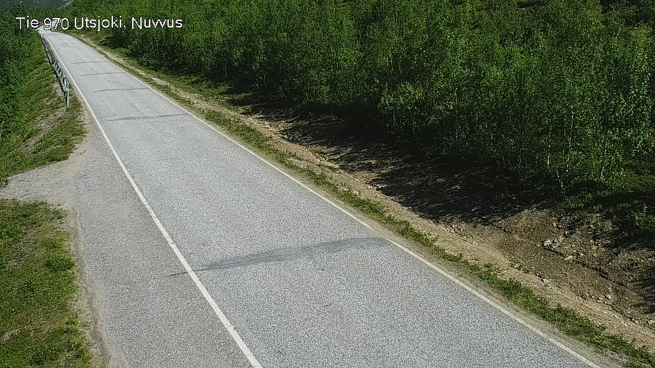 Weather Camera Image Väg 970 Utsjoki, Nuvvus, Utsjoki, Lappi