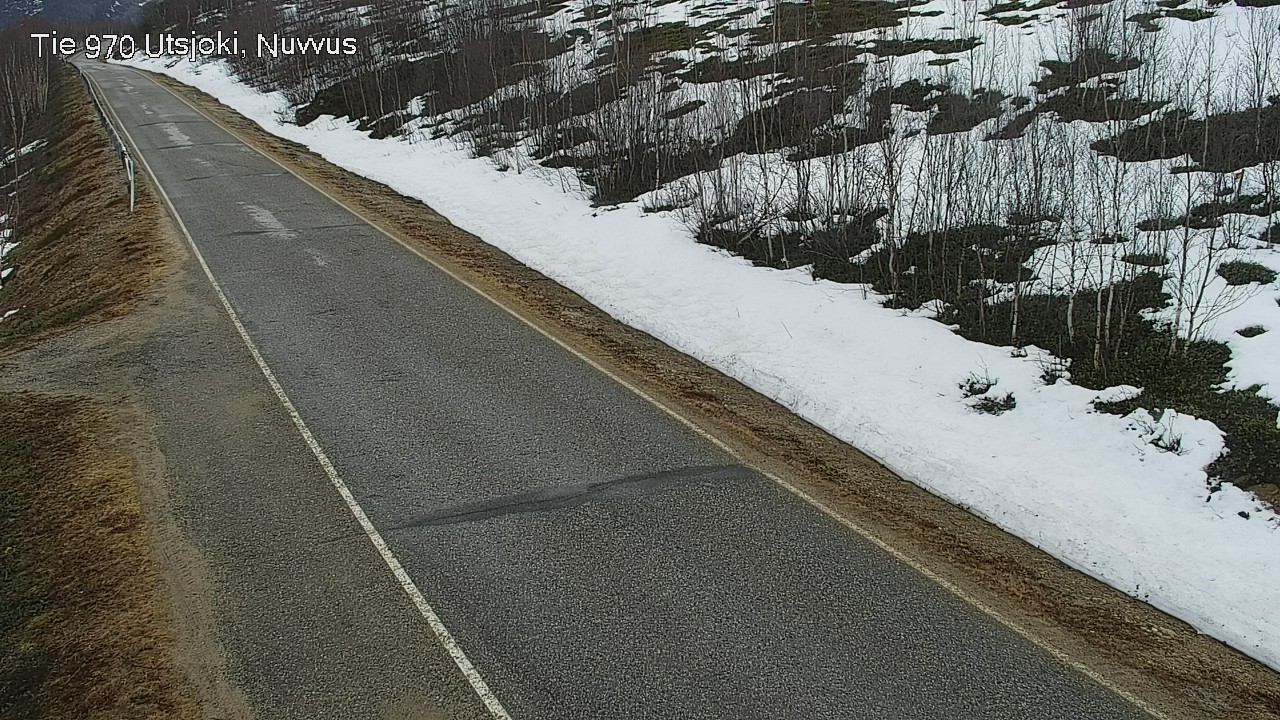 Weather Camera Image Väg 970 Utsjoki, Nuvvus, Utsjoki, Lappi