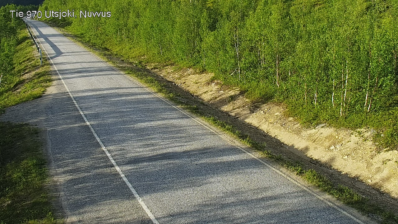 Weather Camera Image Väg 970 Utsjoki, Nuvvus, Utsjoki, Lappi