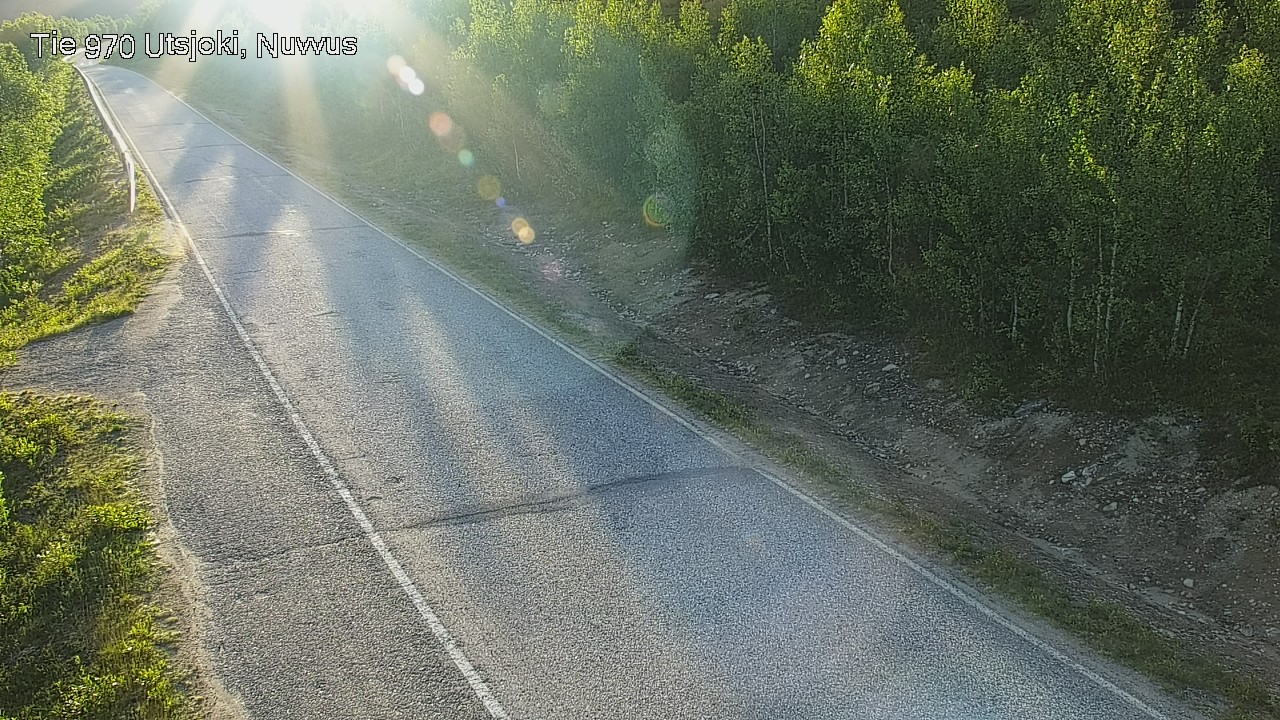 Weather Camera Image Väg 970 Utsjoki, Nuvvus, Utsjoki, Lappi
