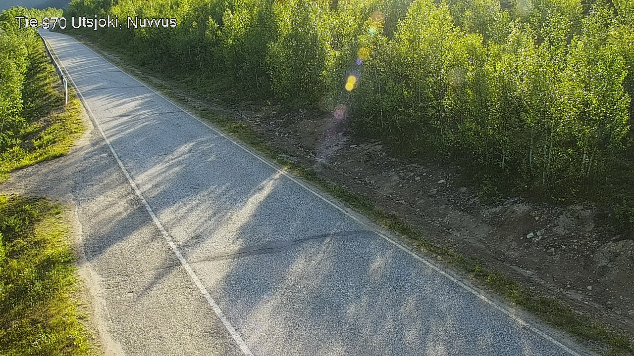 Weather Camera Image Väg 970 Utsjoki, Nuvvus, Utsjoki, Lappi