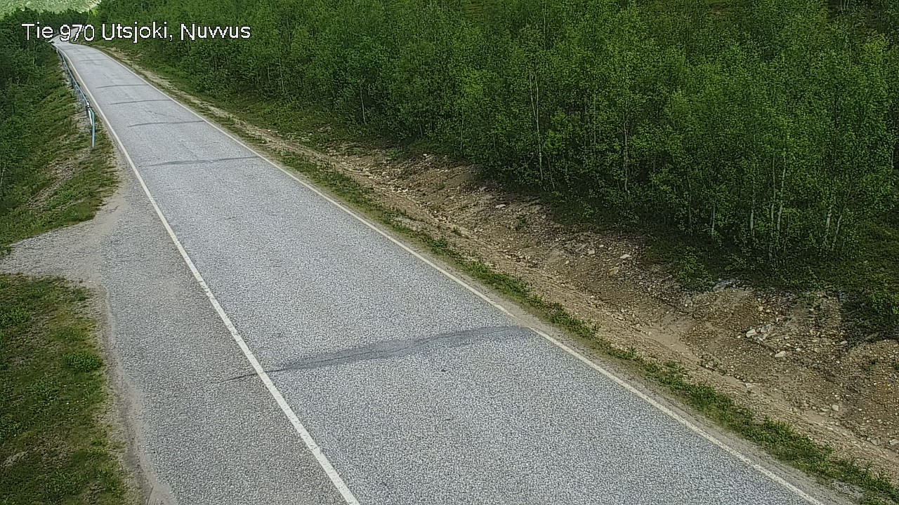 Weather Camera Image Väg 970 Utsjoki, Nuvvus, Utsjoki, Lappi