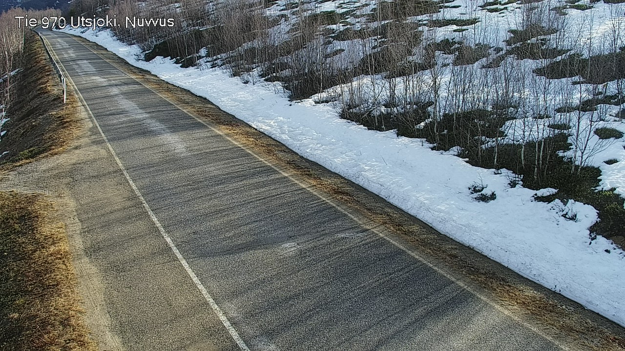Weather Camera Image Väg 970 Utsjoki, Nuvvus, Utsjoki, Lappi