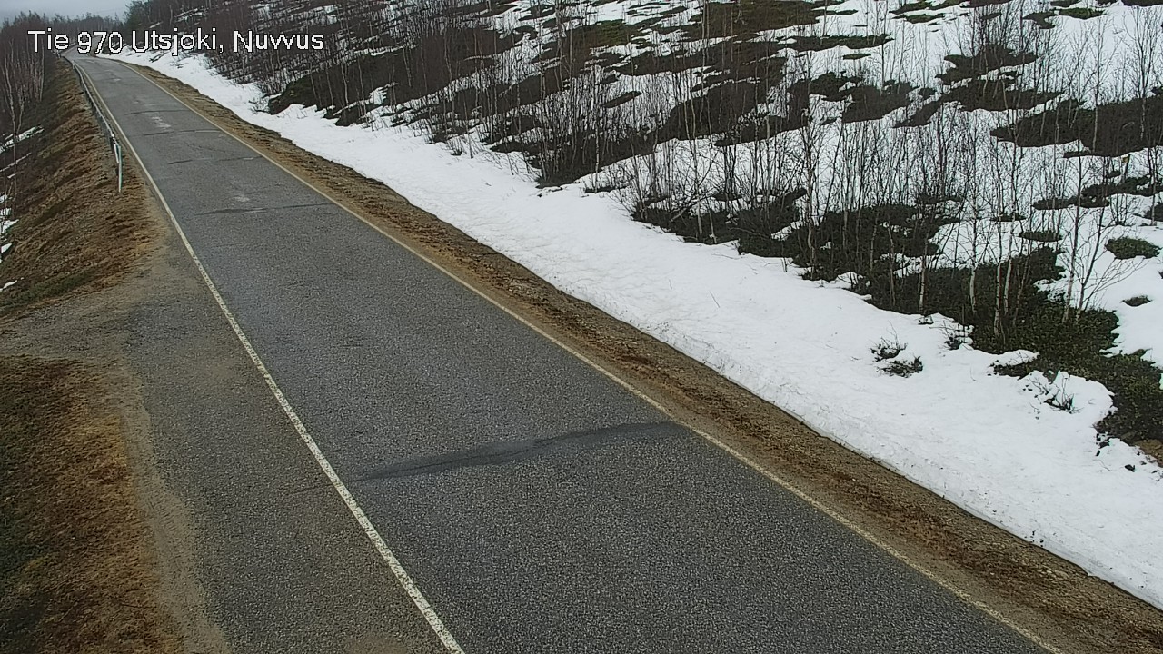 Weather Camera Image Väg 970 Utsjoki, Nuvvus, Utsjoki, Lappi
