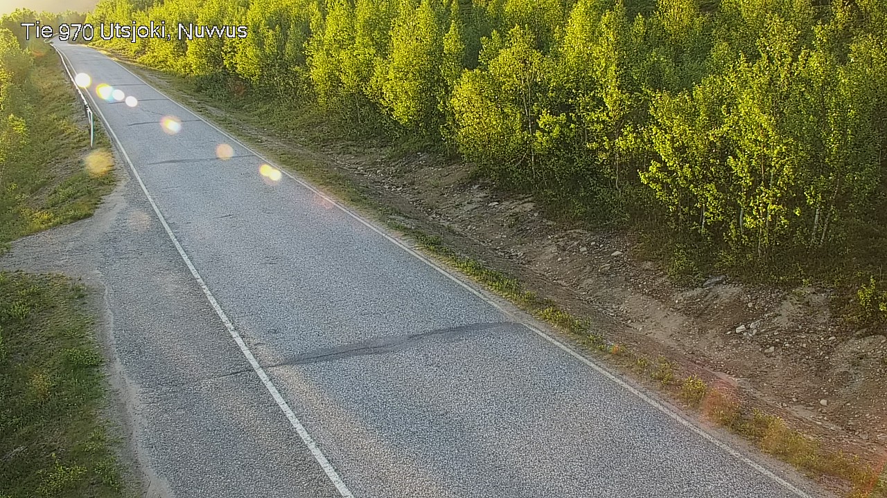 Weather Camera Image Väg 970 Utsjoki, Nuvvus, Utsjoki, Lappi