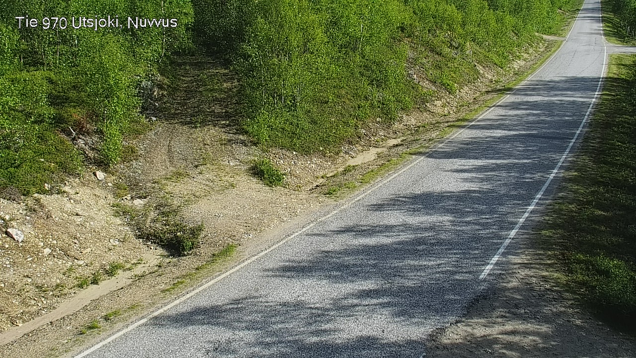 Weather Camera Image Väg 970 Utsjoki, Nuvvus, Utsjoki, Lappi