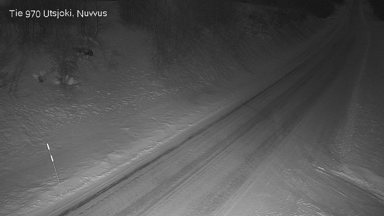 Weather Camera Image Väg 970 Utsjoki, Nuvvus, Utsjoki, Lappi