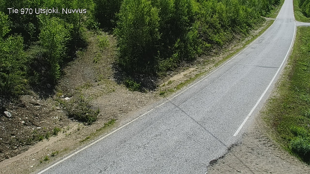 Weather Camera Image Väg 970 Utsjoki, Nuvvus, Utsjoki, Lappi