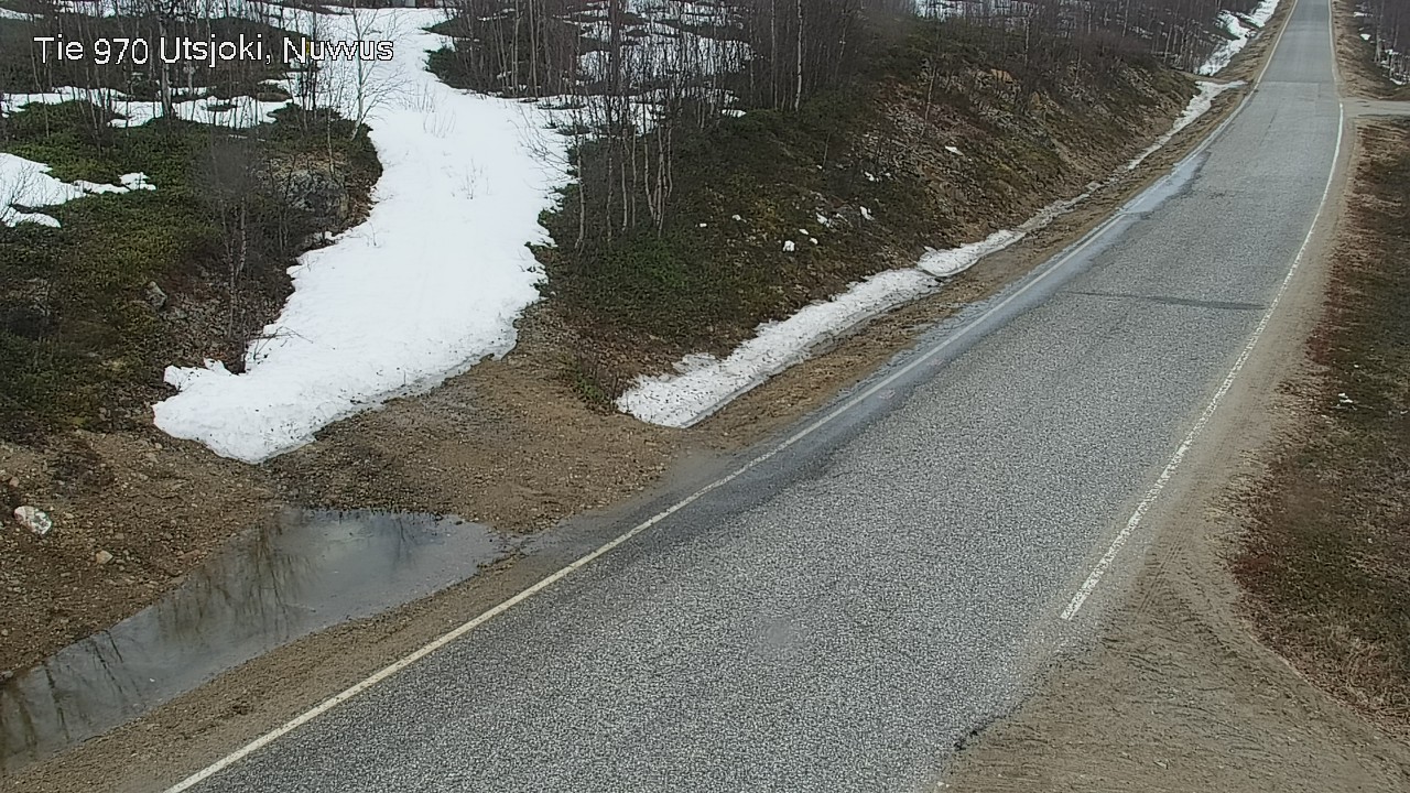 Weather Camera Image Väg 970 Utsjoki, Nuvvus, Utsjoki, Lappi