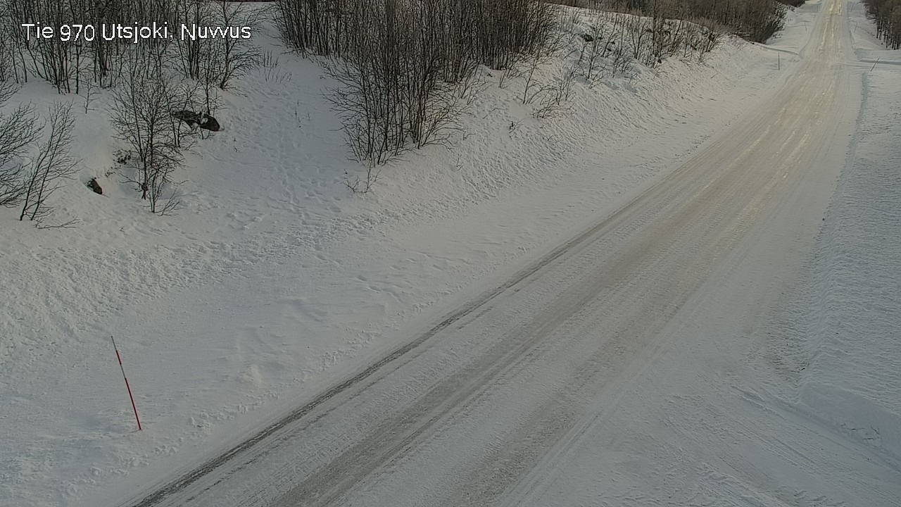 Weather Camera Image Väg 970 Utsjoki, Nuvvus, Utsjoki, Lappi