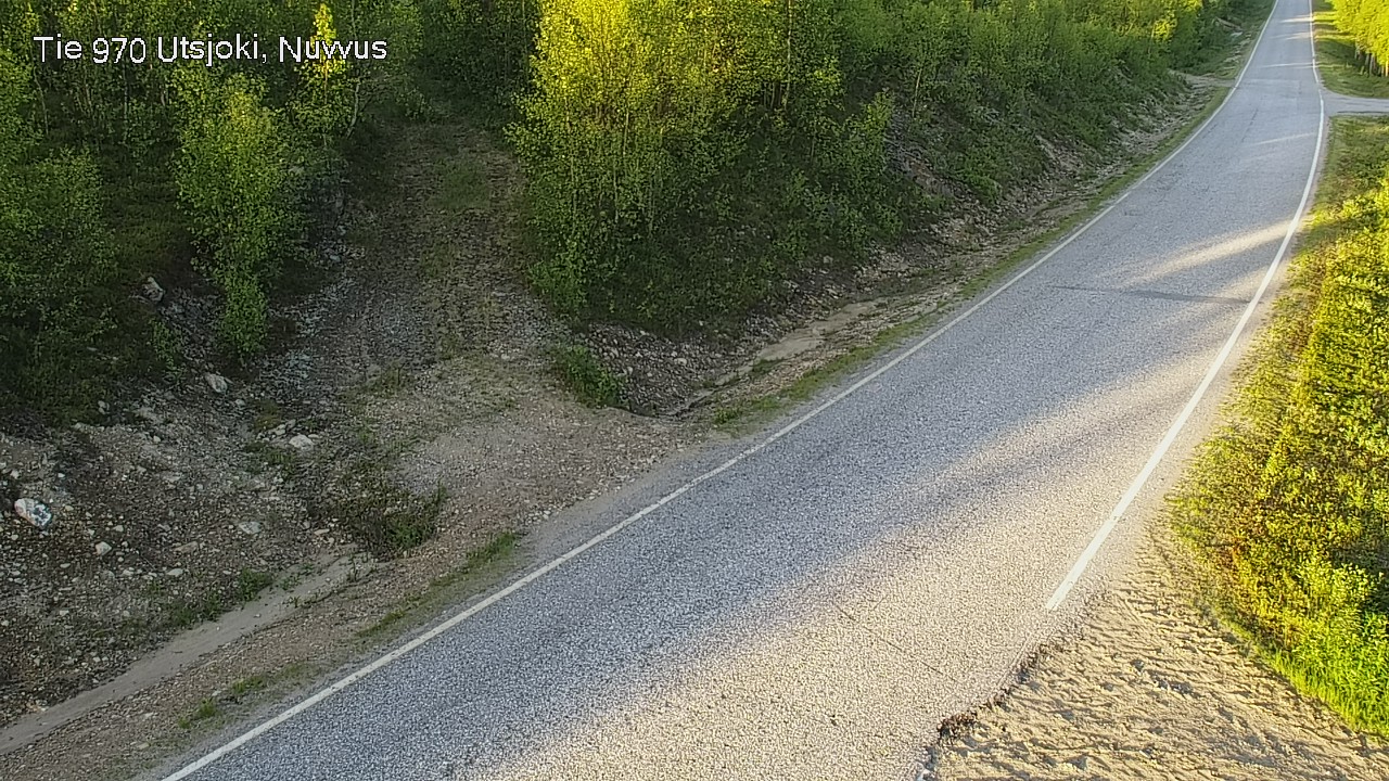 Weather Camera Image Väg 970 Utsjoki, Nuvvus, Utsjoki, Lappi