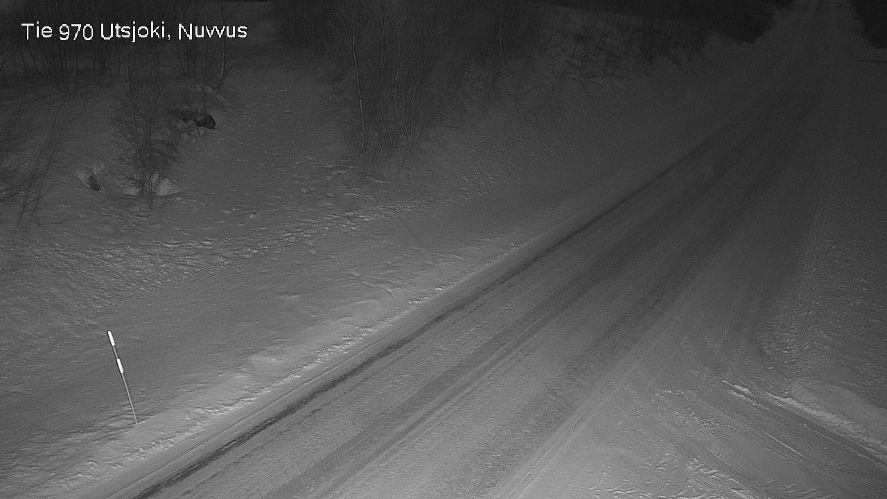 Weather Camera Image Väg 970 Utsjoki, Nuvvus, Utsjoki, Lappi