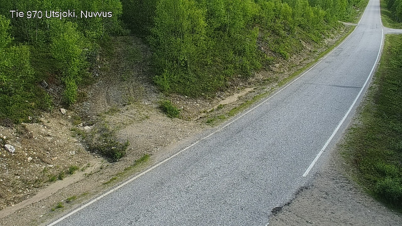 Weather Camera Image Väg 970 Utsjoki, Nuvvus, Utsjoki, Lappi