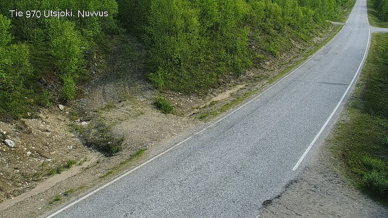 Weather Camera Image Väg 970 Utsjoki, Nuvvus, Utsjoki, Lappi