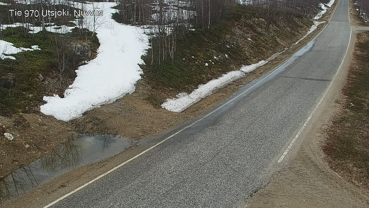 Weather Camera Image Väg 970 Utsjoki, Nuvvus, Utsjoki, Lappi