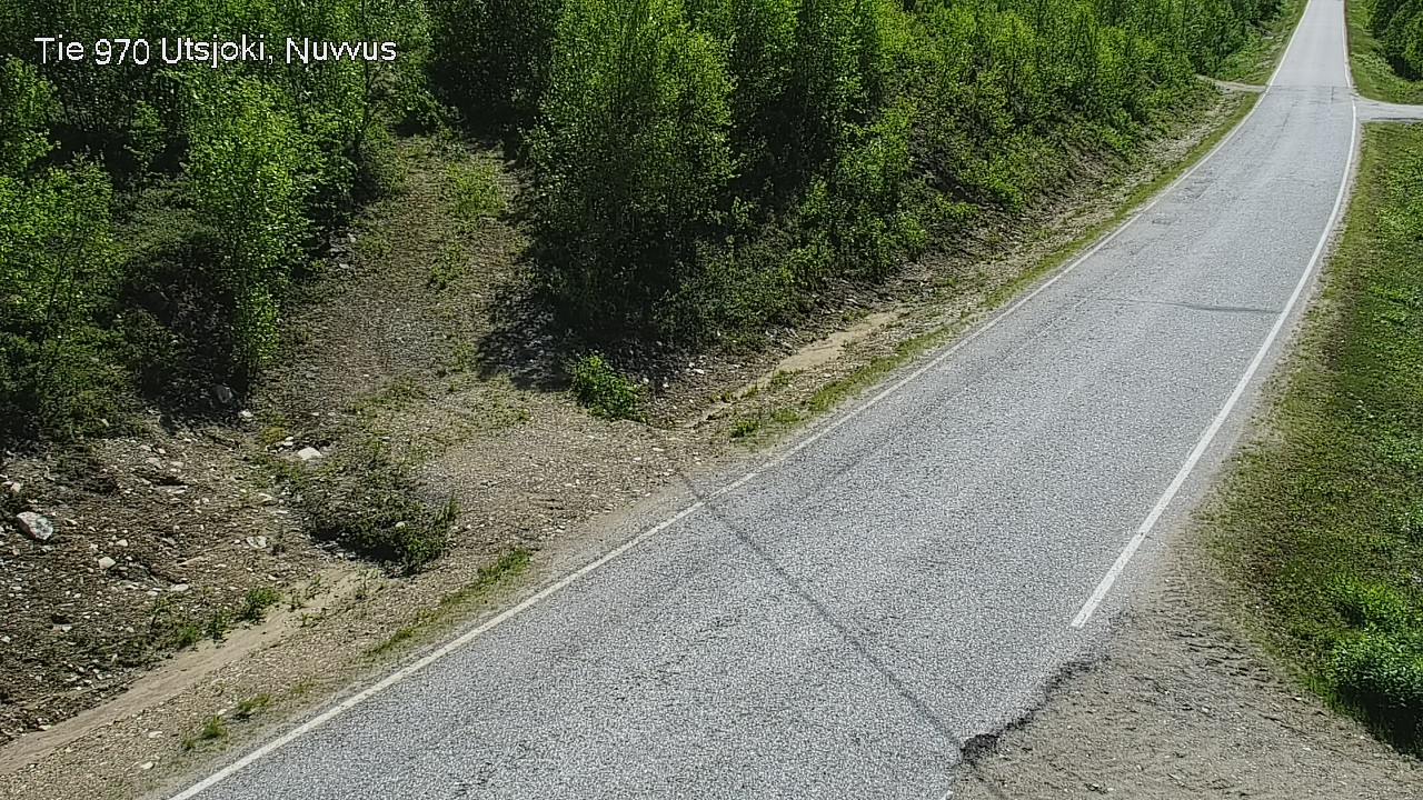 Weather Camera Image Väg 970 Utsjoki, Nuvvus, Utsjoki, Lappi
