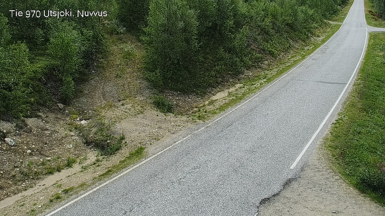 Weather Camera Image Väg 970 Utsjoki, Nuvvus, Utsjoki, Lappi