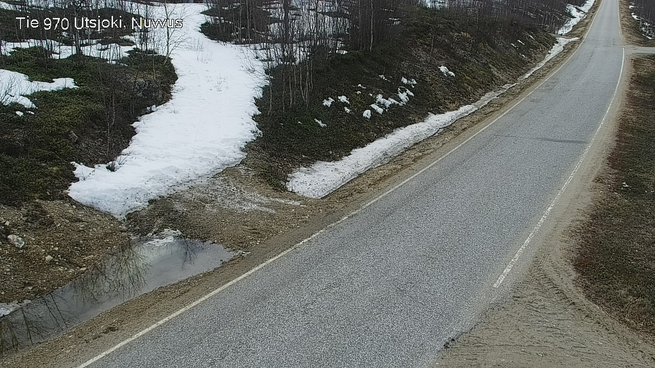 Weather Camera Image Väg 970 Utsjoki, Nuvvus, Utsjoki, Lappi