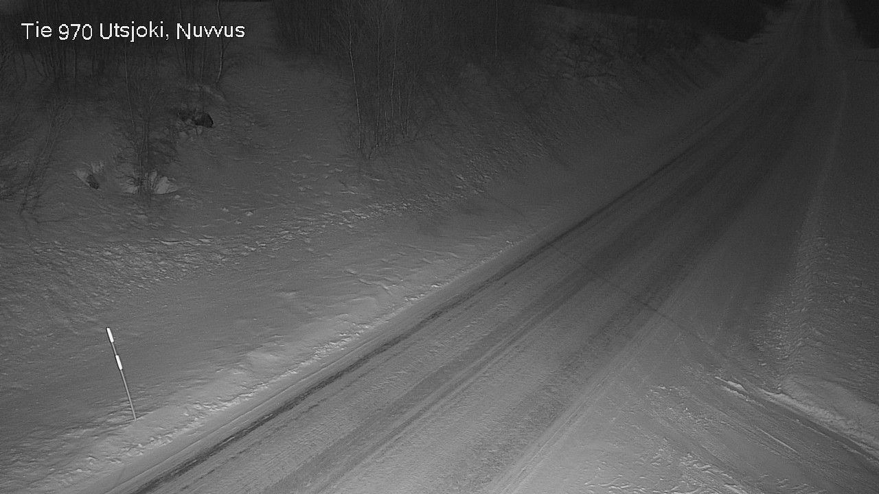 Weather Camera Image Väg 970 Utsjoki, Nuvvus, Utsjoki, Lappi