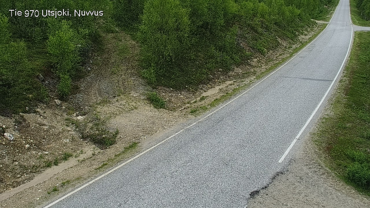 Weather Camera Image Väg 970 Utsjoki, Nuvvus, Utsjoki, Lappi