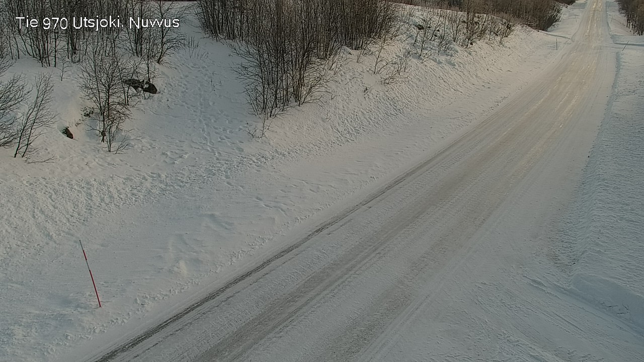Weather Camera Image Väg 970 Utsjoki, Nuvvus, Utsjoki, Lappi