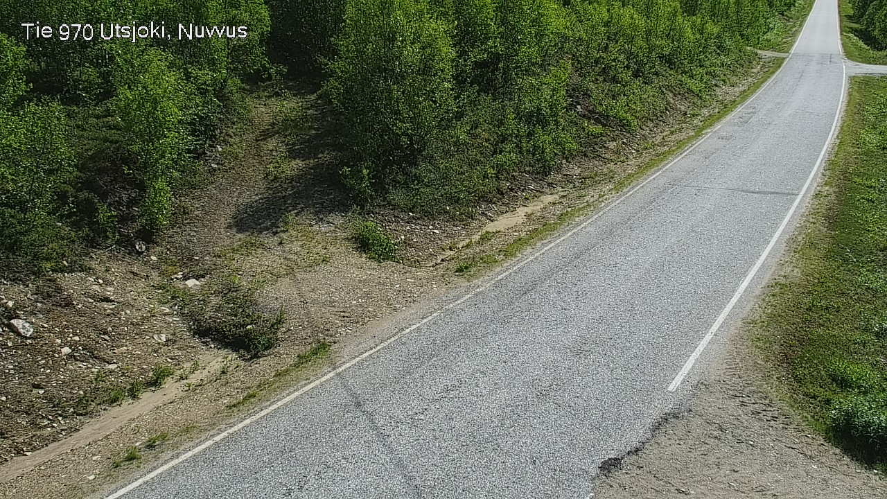 Weather Camera Image Väg 970 Utsjoki, Nuvvus, Utsjoki, Lappi