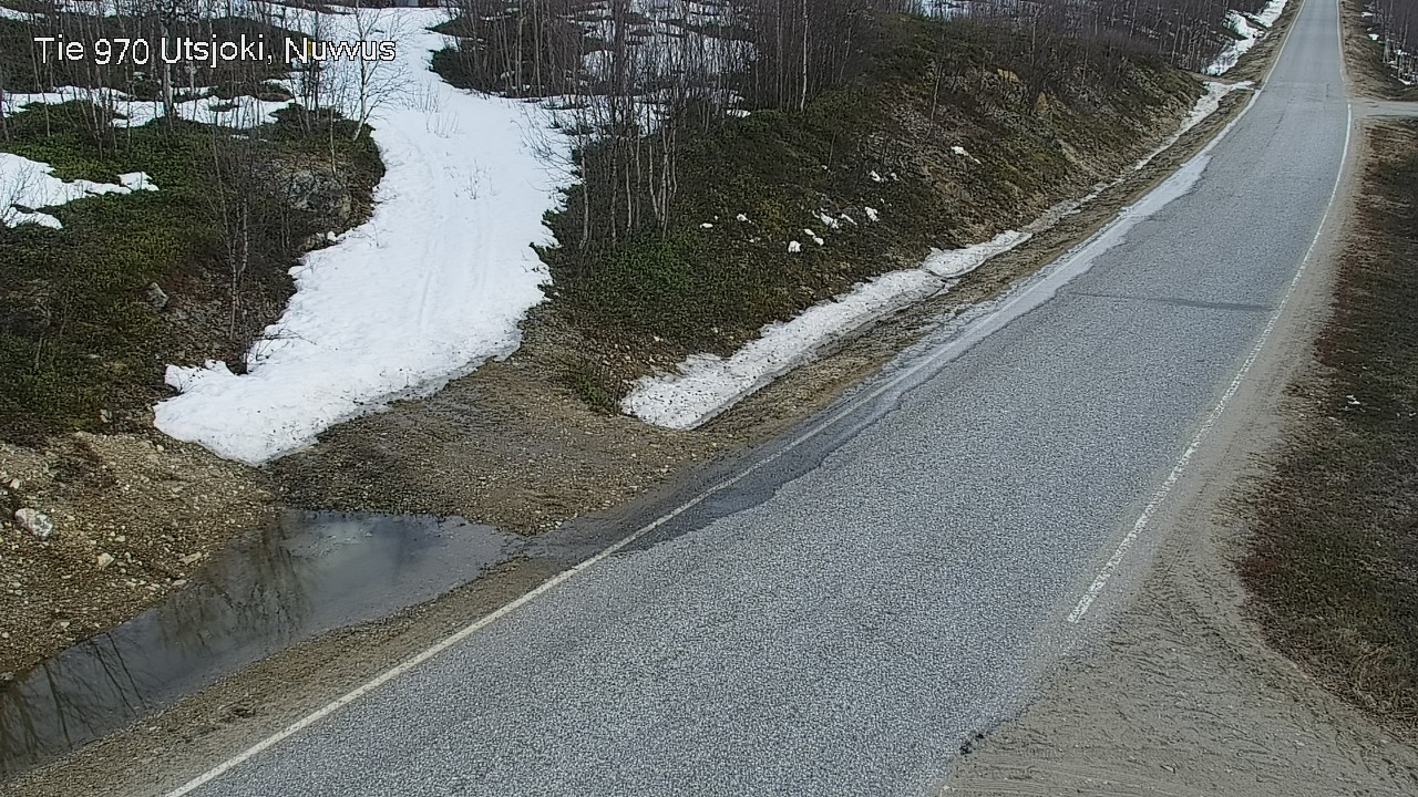 Weather Camera Image Väg 970 Utsjoki, Nuvvus, Utsjoki, Lappi