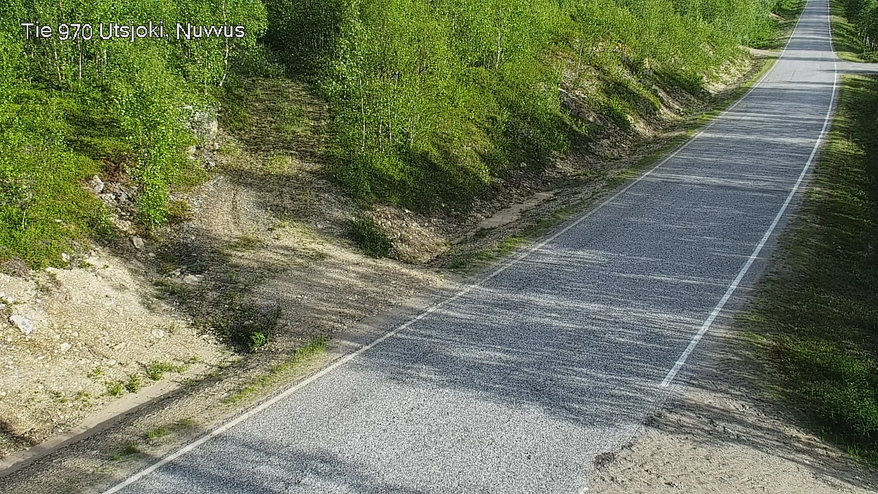 Weather Camera Image Väg 970 Utsjoki, Nuvvus, Utsjoki, Lappi