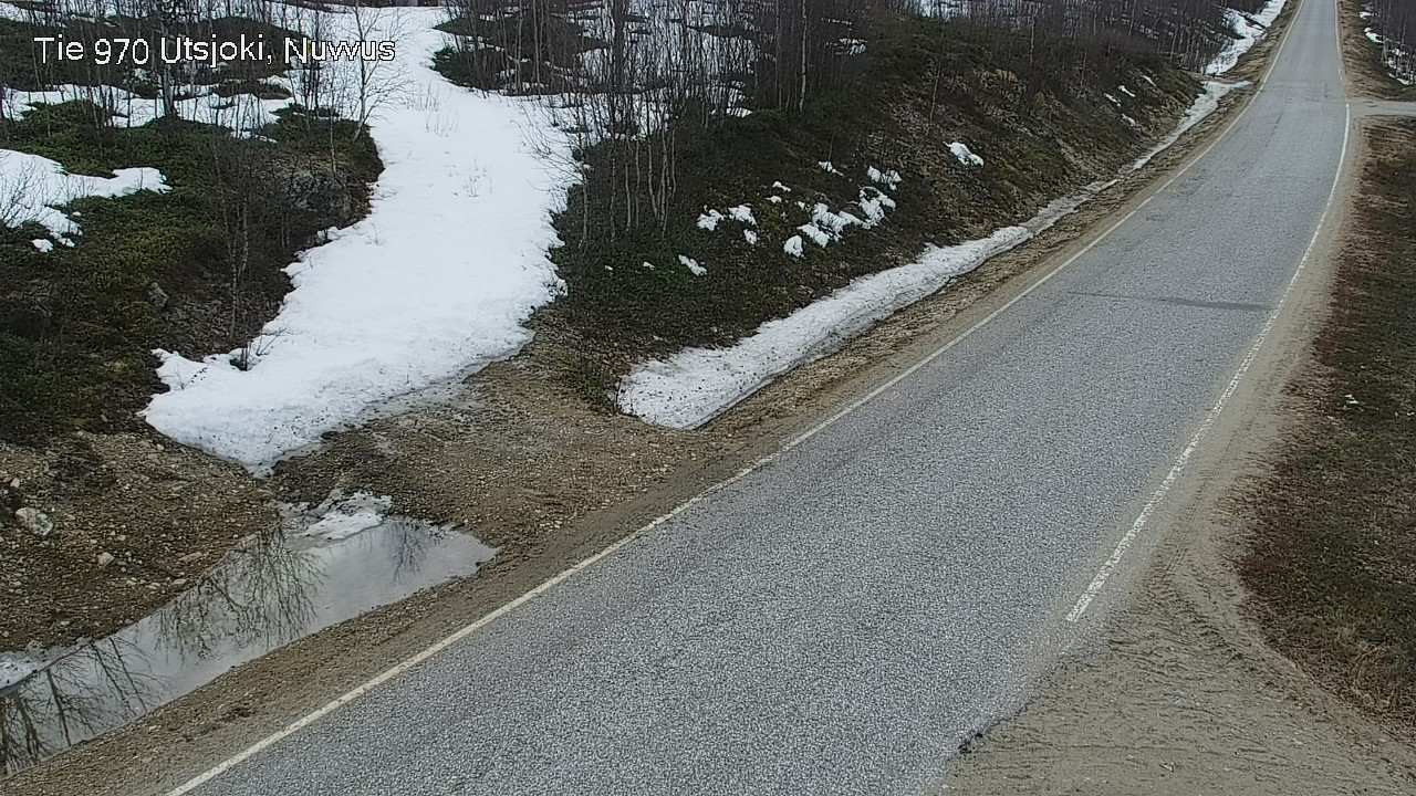 Weather Camera Image Väg 970 Utsjoki, Nuvvus, Utsjoki, Lappi