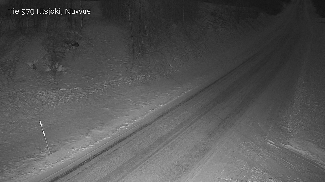 Weather Camera Image Väg 970 Utsjoki, Nuvvus, Utsjoki, Lappi