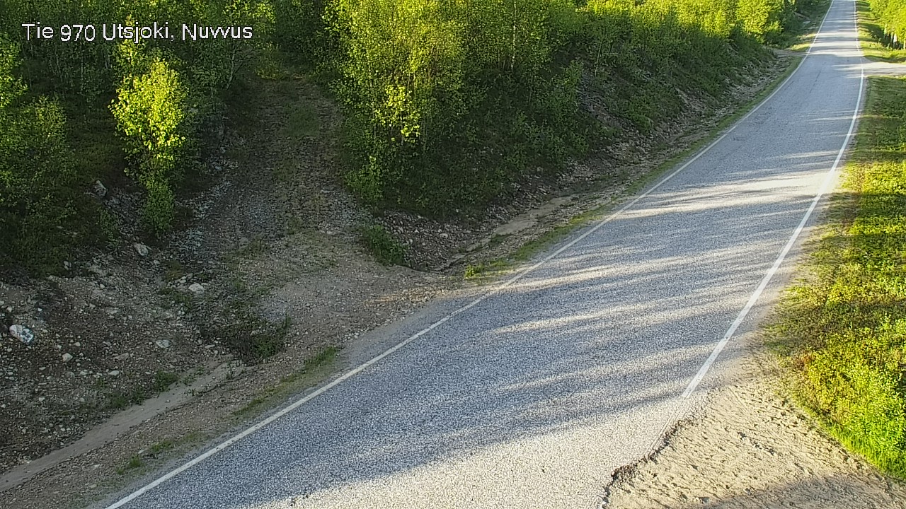 Weather Camera Image Väg 970 Utsjoki, Nuvvus, Utsjoki, Lappi