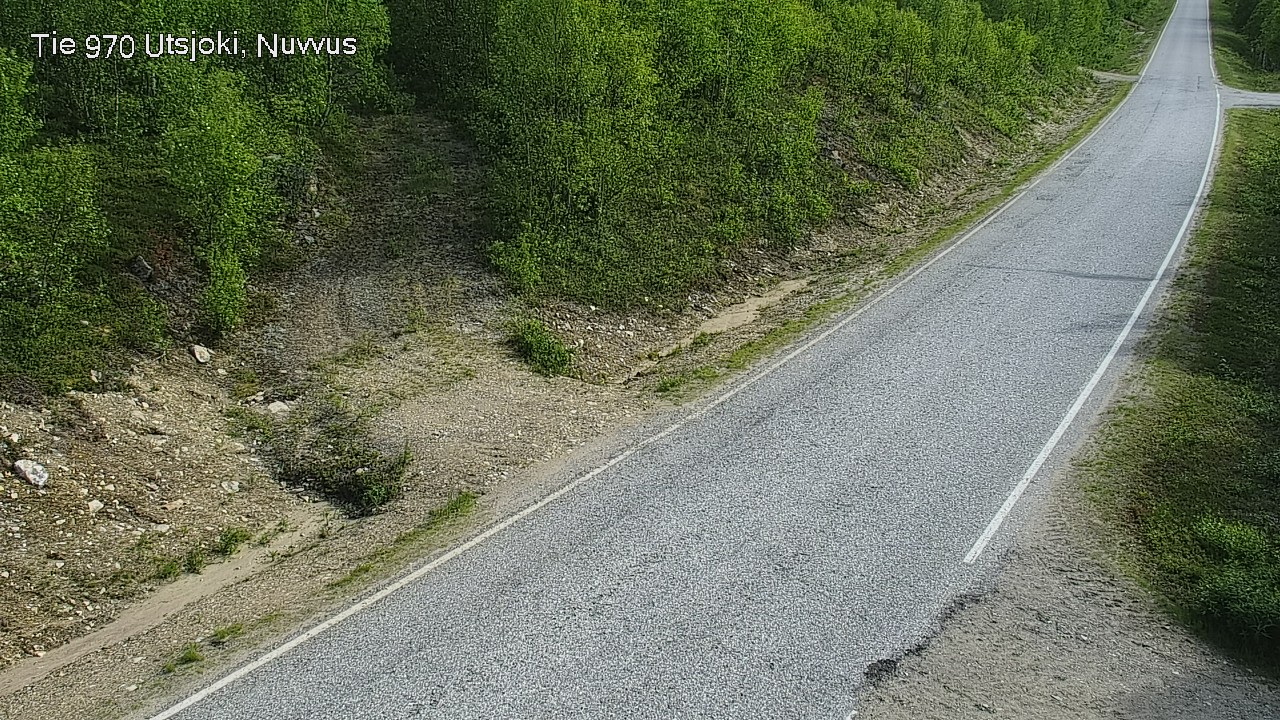 Weather Camera Image Väg 970 Utsjoki, Nuvvus, Utsjoki, Lappi