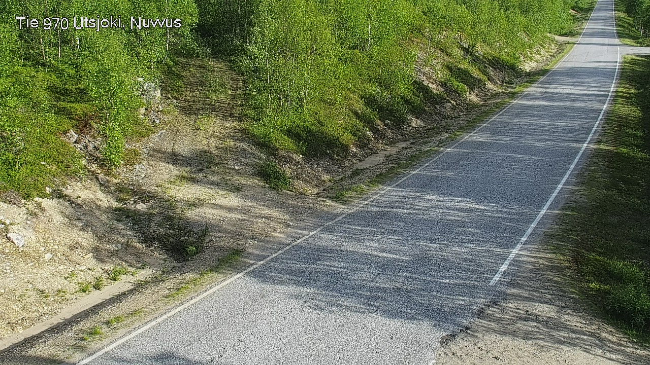 Weather Camera Image Väg 970 Utsjoki, Nuvvus, Utsjoki, Lappi