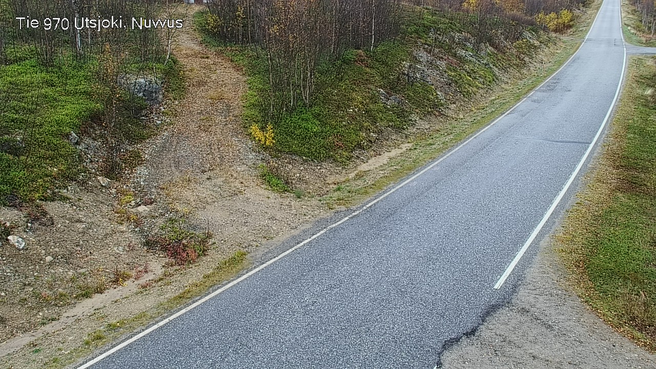 Weather Camera Image Väg 970 Utsjoki, Nuvvus, Utsjoki, Lappi