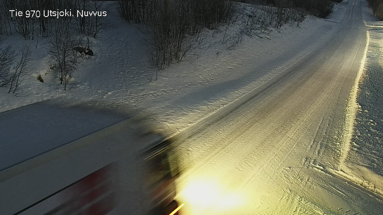 Weather Camera Image Väg 970 Utsjoki, Nuvvus, Utsjoki, Lappi