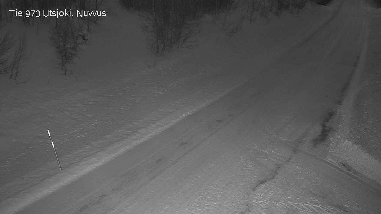 Weather Camera Image Väg 970 Utsjoki, Nuvvus, Utsjoki, Lappi