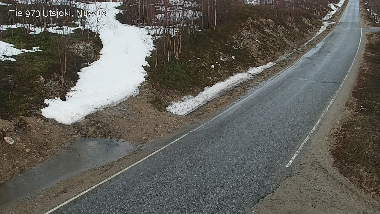 Weather Camera Image Väg 970 Utsjoki, Nuvvus, Utsjoki, Lappi