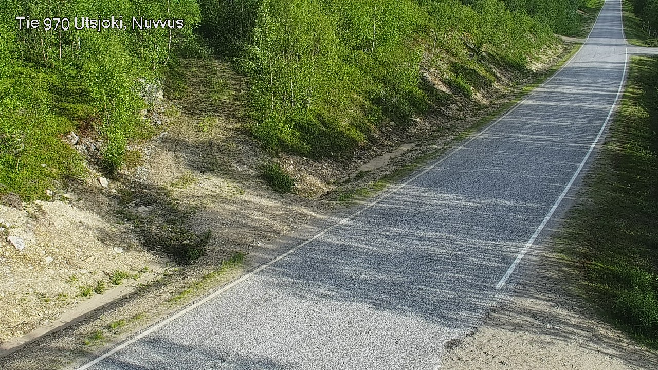 Weather Camera Image Väg 970 Utsjoki, Nuvvus, Utsjoki, Lappi